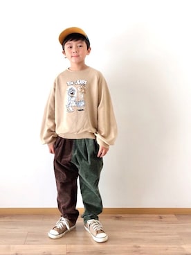 *tM*さん（キッズ・120cm）の秋コーディネート