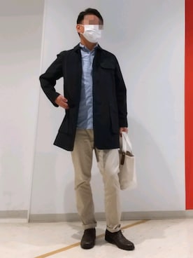 「SHIPS（シップス）のアイテム（ブーツ）」を使った、オニオンリングさん（メンズ・171cm）の秋コーディネート