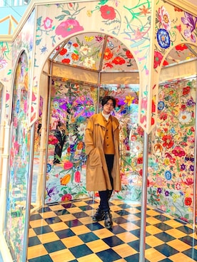 「ISSEY MIYAKE（イッセイミヤケ）のアイテム（ステンカラーコート）」を使った、taichiさん（メンズ・172cm）の夏コーディネート
