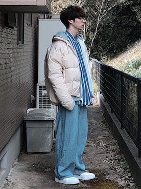 あほげさん(メンズ・174cm)の冬コーディネート