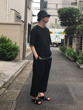 あほげさん(メンズ・174cm)の夏コーディネート