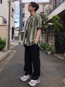 あほげさん（メンズ・174cm）の夏コーディネート