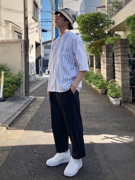 「アイテム（ピアス（片耳用））」を使った、あほげさん（メンズ・174cm）の夏コーディネート