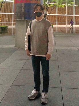 「SMITH（スミス）のアイテム」を使った、あほげさん（メンズ・174cm）の秋コーディネート