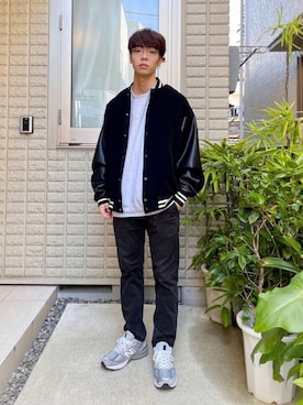 あほげさん(メンズ・174cm)の冬コーディネート