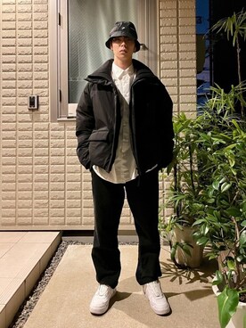 あほげさん（メンズ・174cm）の冬コーディネート