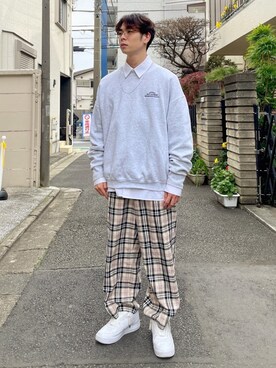 あほげさん（メンズ・174cm）の冬コーディネート