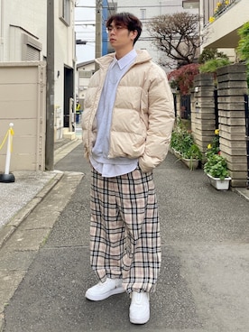 あほげさん（メンズ・174cm）の冬コーディネート