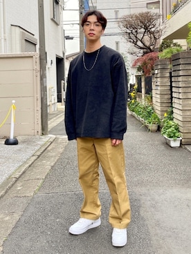 あほげさん（メンズ・174cm）の冬コーディネート