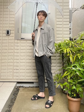 あほげさん（メンズ・174cm）の春コーディネート