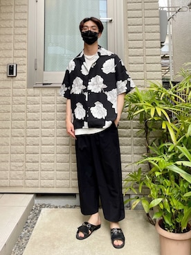 あほげさん（メンズ・174cm）の夏コーディネート