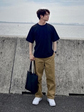 「SMITH（スミス）のアイテム」を使った、あほげさん（メンズ・174cm）の夏コーディネート