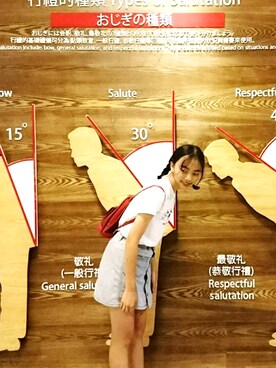 「UNIQUE（ユニーク）のアイテム（トップス）」を使った、yun xiさん（レディース・166cm）の夏コーディネート