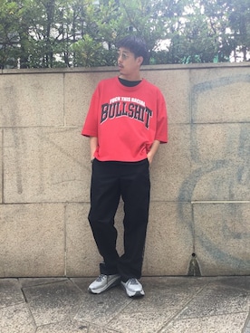 「RED KAP（レッドキャップ）のアイテム（その他パンツ）」を使った、GOさん（メンズ・180cm）の秋コーディネート