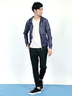 「ジョガーパンツ」｜DANNYさん（メンズ・177cm）の春コーディネート