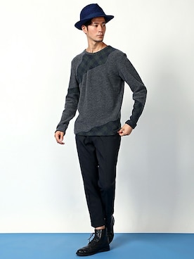 「ハットコーデ」｜DANNYさん（メンズ・177cm）の秋コーディネート