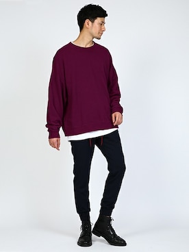 「ジョガーパンツ」｜DANNYさん（メンズ・177cm）の夏コーディネート