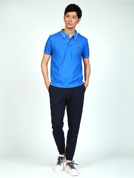 「ジョガーパンツ」｜DANNYさん（メンズ・177cm）の夏コーディネート