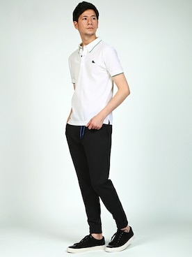 「ジョガーパンツ」｜DANNYさん（メンズ・177cm）の夏コーディネート