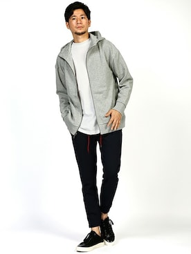 「ジョガーパンツ」｜DANNYさん（メンズ・177cm）の夏コーディネート