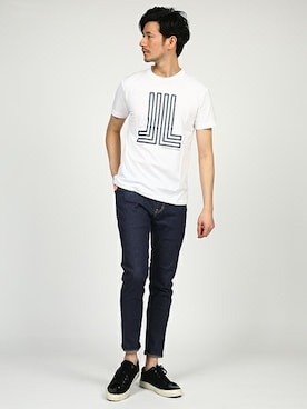 「テーパードデニム」｜DANNYさん（メンズ・177cm）の夏コーディネート