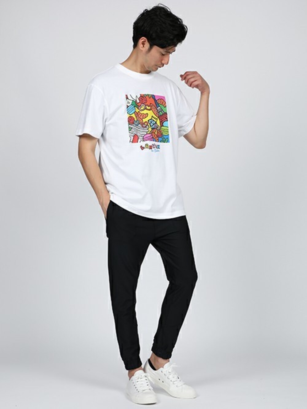DANNY（LANVIN en Bleu 本社）｜LANVIN en BleuのTシャツ/カットソーを使ったコーディネート - WEAR