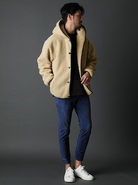 「フード」｜DANNYさん（メンズ・177cm）の秋コーディネート