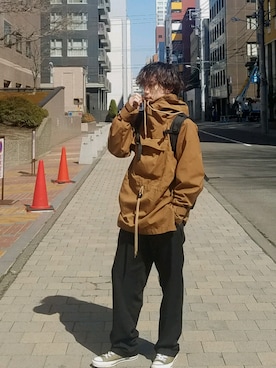 「平成最後のWEARISTAセンバツ」｜「アイテム（その他アウター）」を使った、poohさん（メンズ・168cm）の春コーディネート