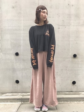 「アイテム（ヘアピン、その他）」を使った、ayuさん（レディース・162cm）の夏コーディネート