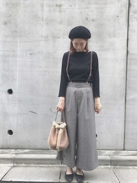 「E hyphen world gallery（イーハイフンワールドギャラリー）のアイテム」を使った、ayuさん（レディース・162cm）の秋コーディネート