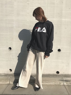 「Another Edition（アナザーエディション）のアイテム（パンツ）」を使った、ayuさん（レディース・162cm）の春コーディネート