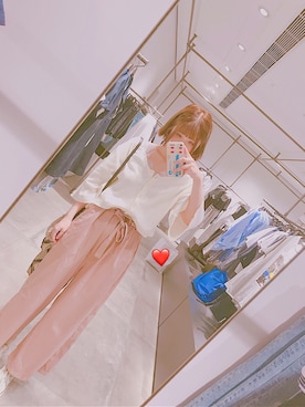「NICE CLAUP（ナイスクラップ）のアイテム（ブルゾン）」を使った、Akaneonoさん（レディース・164cm）の夏コーディネート