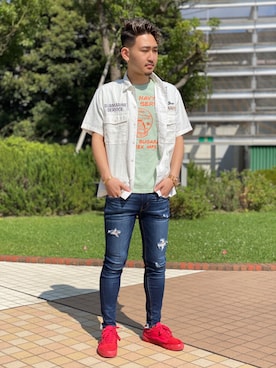 生田智義さん（メンズ・173cm）の夏コーディネート