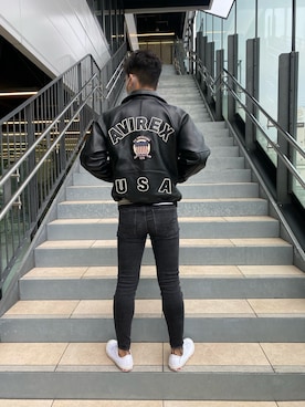 avirex/アヴィレックス/メンズ/SIGNATURE VARSITY JACKET/シグネチャー