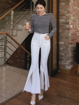 「11am」｜11AMさん（レディース・160cm）の春コーディネート