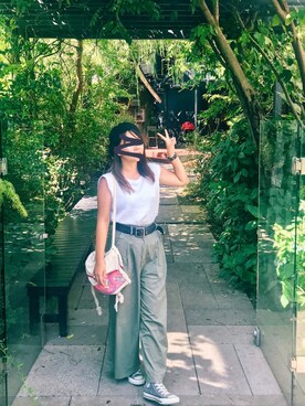 ayaneさん（レディース・156cm）の夏コーディネート