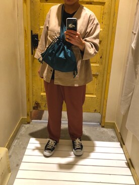 「JOURNAL STANDARD relume（ジャーナルスタンダード　レリューム）のアイテム（ノーカラージャケット）」を使った、ミルコさん（レディース・146cm）の秋コーディネート