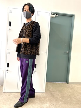 「TOGA（トーガ）のアイテム（ローファー）」を使った、iskwtkyさん（メンズ・175cm）の冬コーディネート