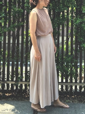 「havaianas（ハワイアナス）の【havaianas（ハワイアナス）】ビーチサンダル（ビーチサンダル）」を使った、＊ s e a ＊さん（レディース・162cm）の夏コーディネート