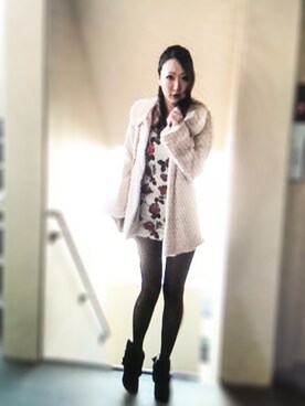 「minirdees（ミニルディーズ）のアイテム」を使った、ryocoさん（レディース・163cm）の秋コーディネート