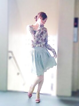 「minirdees（ミニルディーズ）のアイテム」を使った、ryocoさん（レディース・163cm）の秋コーディネート