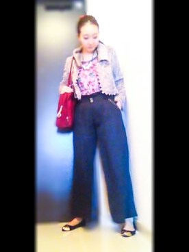 「axes femme（アクシーズファム）のアイテム（その他アウター）」を使った、kotiさん（レディース・163cm）の冬コーディネート