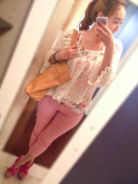 「minirdees（ミニルディーズ）のアイテム」を使った、ryocoさん（レディース・163cm）の秋コーディネート