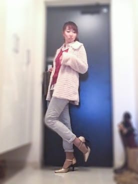 「minirdees（ミニルディーズ）のアイテム」を使った、ryocoさん（レディース・163cm）の春コーディネート