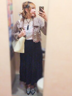 「axes femme（アクシーズファム）のアイテム（その他アウター）」を使った、kotiさん（レディース・163cm）の夏コーディネート