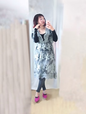 「EGOIST（エゴイスト）のアイテム（Tシャツ/カットソー）」を使った、kotiさん（レディース・163cm）の春コーディネート