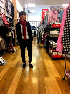 「WARREN SCOTT（ワレーンスコット）のアイテム」を使った、RYOさん（メンズ・169cm）の冬コーディネート