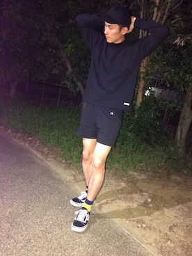 「SEVENDAYS=SUNDAY（セブンデイズサンデイ）のアイテム（レッグウェア）」を使った、RYOさん（メンズ・169cm）の夏コーディネート
