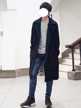 「ITTI（イッチ）のアイテム（その他アウター）」を使った、ヒロユキさん（メンズ・172cm）の春コーディネート