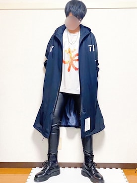 「N.HOOLYWOOD（N.ハリウッド）のアイテム（その他アウター）」を使った、ヒロユキさん（メンズ・172cm）の春コーディネート